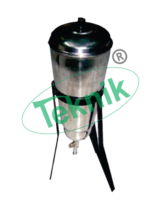 Pharmaceutical lab equipments : Bottle conical percolator