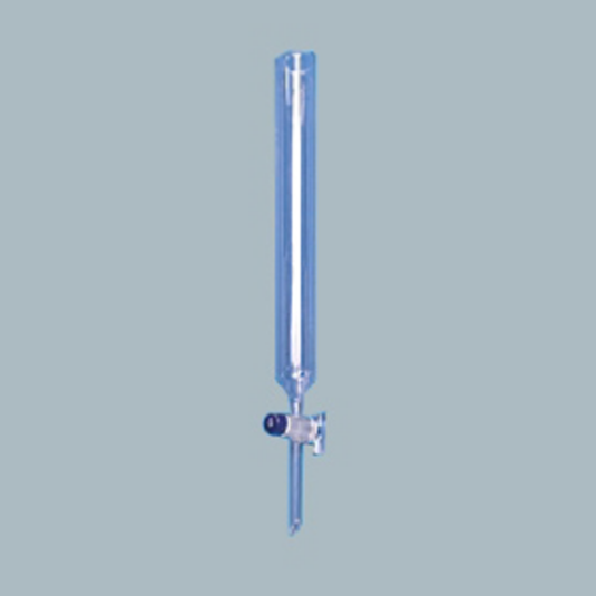 Laboratory-Glassware-Chromatography-Column-Plain-with-P.T.F.E.-screw-type-Rotaflow-stopcock