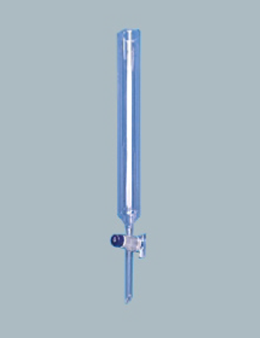 Laboratory-Glassware-Chromatography-Column-Plain-with-P.T.F.E.-screw-type-Rotaflow-stopcock