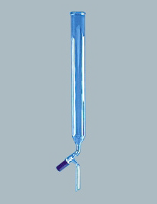 Laboratory-Glassware-Chromatography-Column-Plain-with-P.T.F.E.-screw-type-Rotaflow-stopcock
