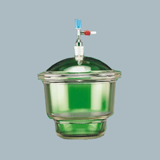 Laboratory-Glassware-Dessicator-with-Lid-Vacuum-with-Stopcock