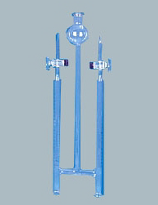 Laboratory-Glassware-Hoffman-Voltameter-Graduated-with-Glass-Stopcock