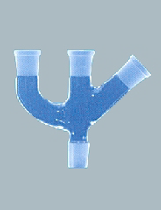 Laboratory Glassware Multiple Adapters with Three Necks