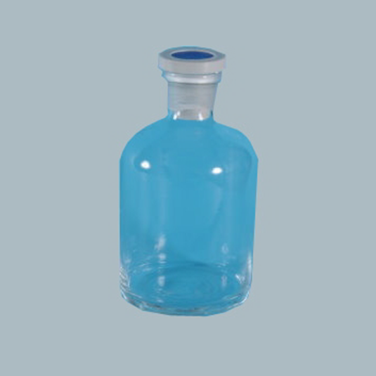 Laboratory-Glassware-Reagent-Bottle-Narrow-Mouth-with-Polyproplene-Stopper