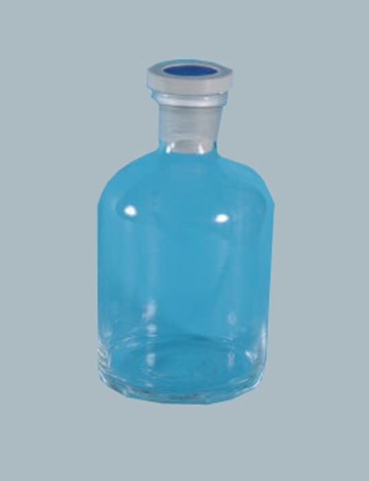 Laboratory-Glassware-Reagent-Bottle-Narrow-Mouth-with-Polyproplene-Stopper