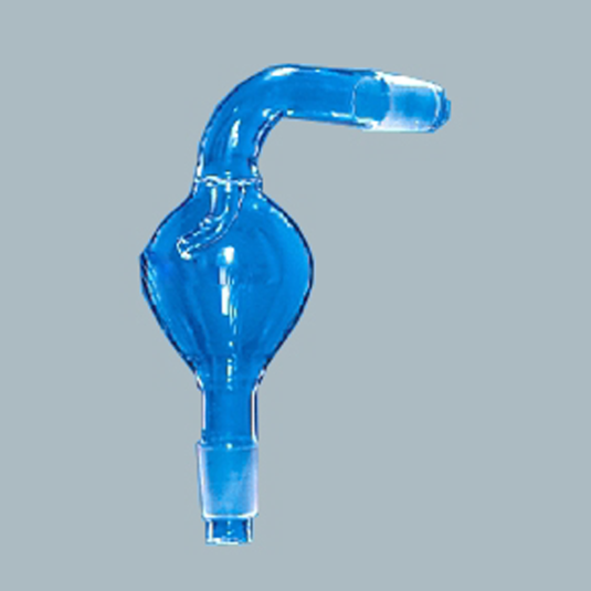 Laboratory Glassware Splash Heads Adapters Pear shape Sloping