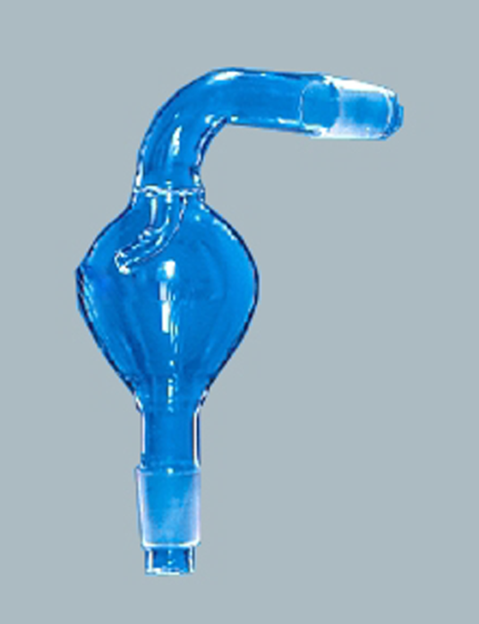 Laboratory Glassware Splash Heads Adapters Pear shape Sloping