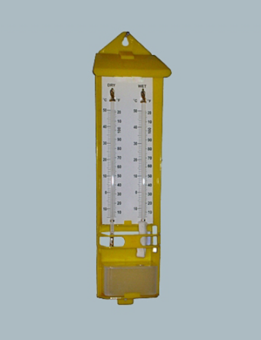 laboratory-glassware-Wet-&-Dry-Thermometer-Plastic-Body