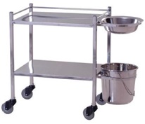 DRESSING TROLLEY SS