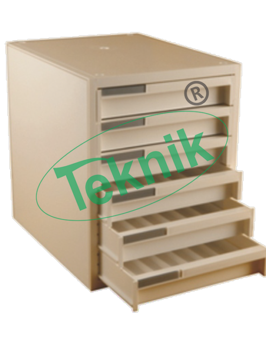 Microtomes : Tissue wax block storage cabinet