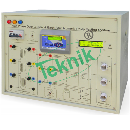 Electrical-Electronics-Engineering-Three-Phase-Over-Current-Earth-Fault-Numeric-Relay-Testing-System