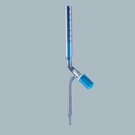 Laboratory-Glassware-Burette-with-Screw-Type-Needle-Valve-PTFE-Rotaflow