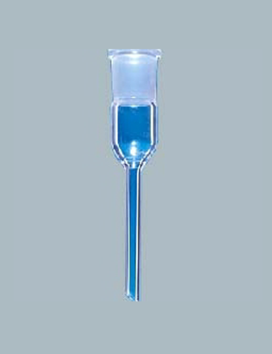 Laboratory Glassware Receiver Adapters Bend With Vacuum Connection