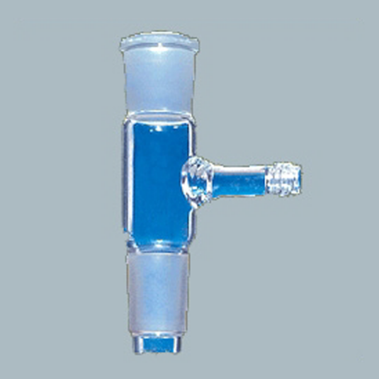 Laboratory Glassware Tee Connection Adapters Socket to Cone