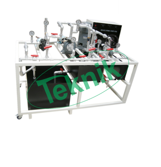 Mechanical-Engineering-Fluid-Mechnics-equipment-Computer-Multi-Pump-Test-Rig