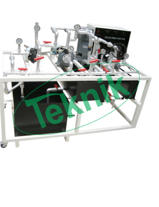 Mechanical-Engineering-Fluid-Mechnics-equipment-Computer-Multi-Pump-Test-Rig