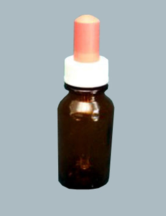 Amber Dropping Bottle Neutral Hard Glass With screw cap & rubber teat