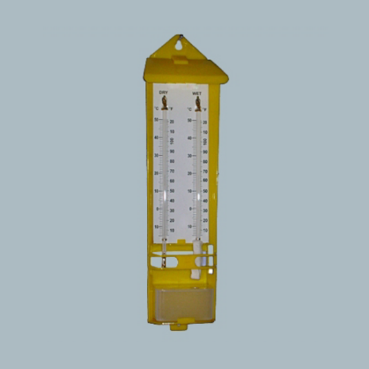 laboratory-glassware-Wet-&-Dry-Thermometer-Plastic-Body