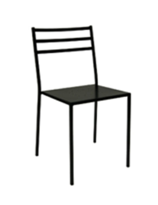 Chair, basic, metal